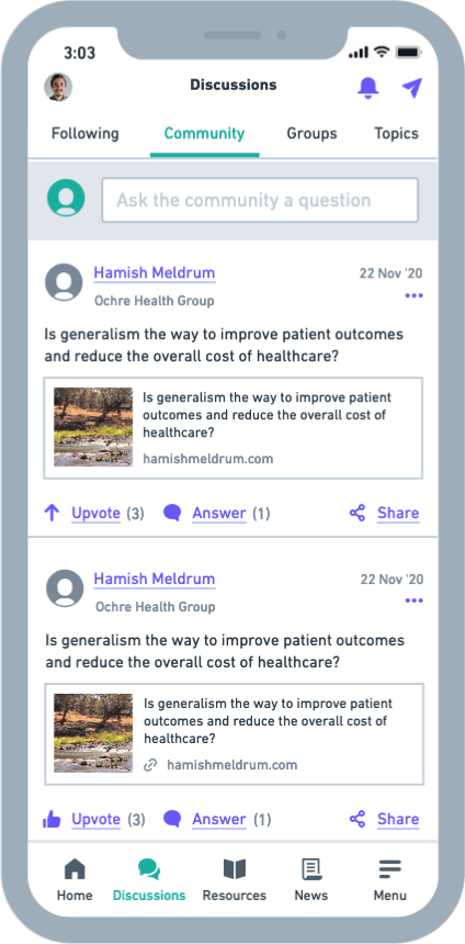 Wireframe discussions